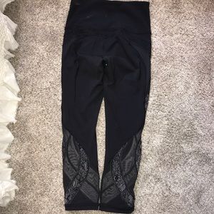 Lululemon Wunder Under Pants HR Crop 21” Lace